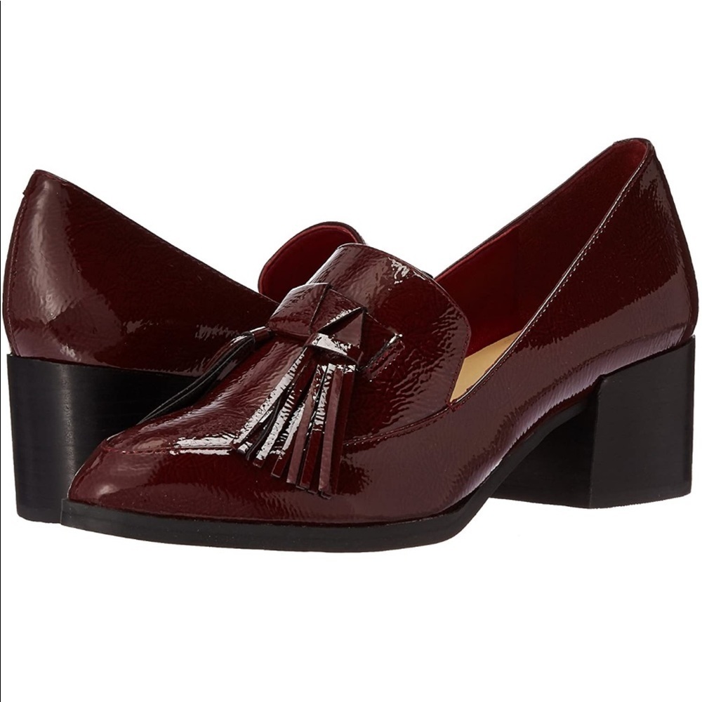 Marc Fisher Phylicia Red Vegan Leather Loafer